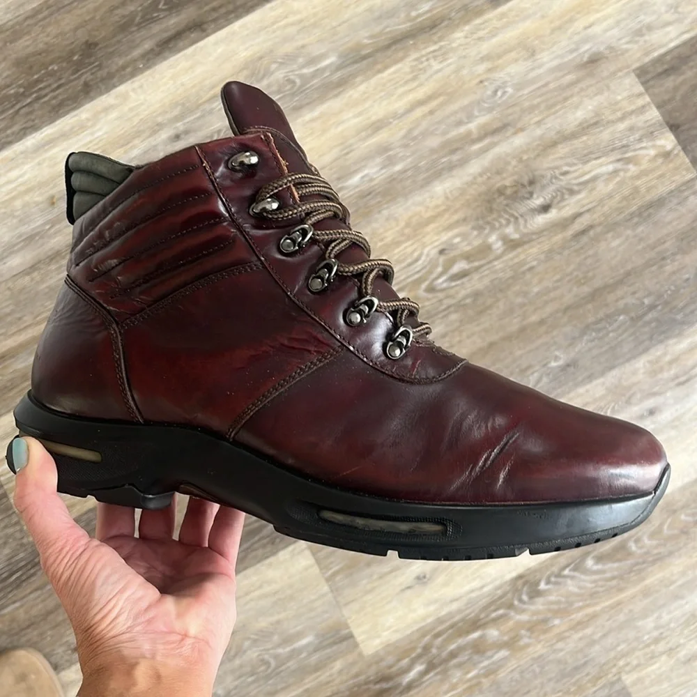 Rockport Mens Marradi Oxblood leather hiking trail Boots size 13 waterproof